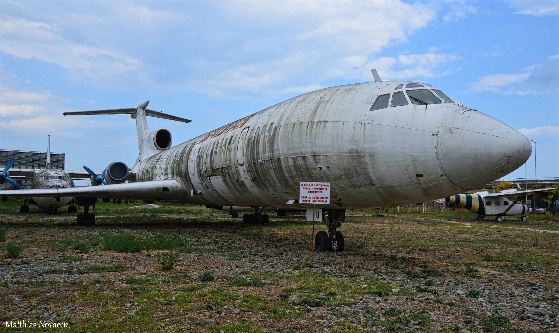 Balkan Bulgarian Airways Tupolew Tu154 in Burgas, Bulgarien 