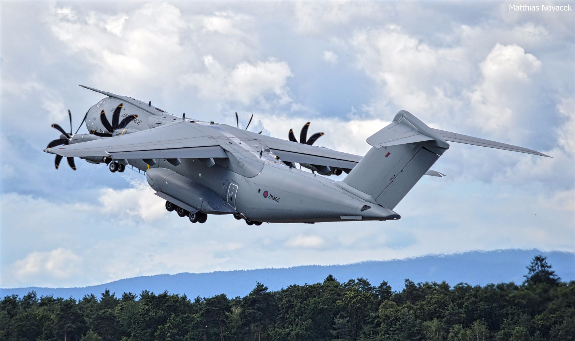 Airbus A400M der Royal British Air Force in Graz