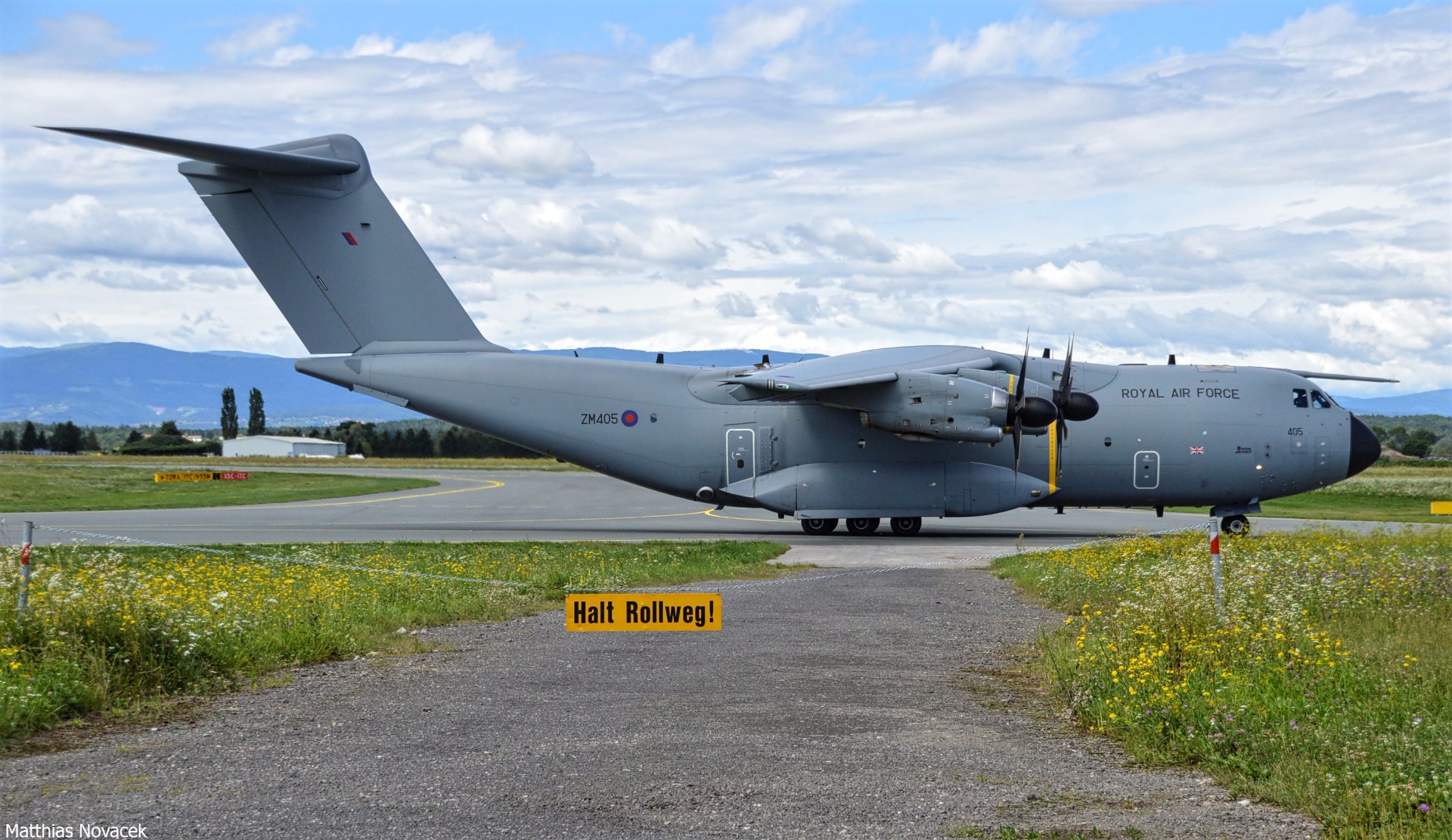 Ein seltener high-tech Frachter der Britischen Armee. Ein Airbus A400M